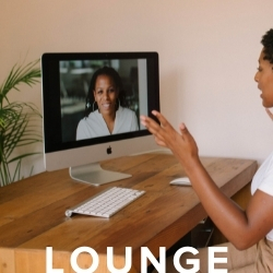 Ask & Give Lounge every Friday at Noon eastern
