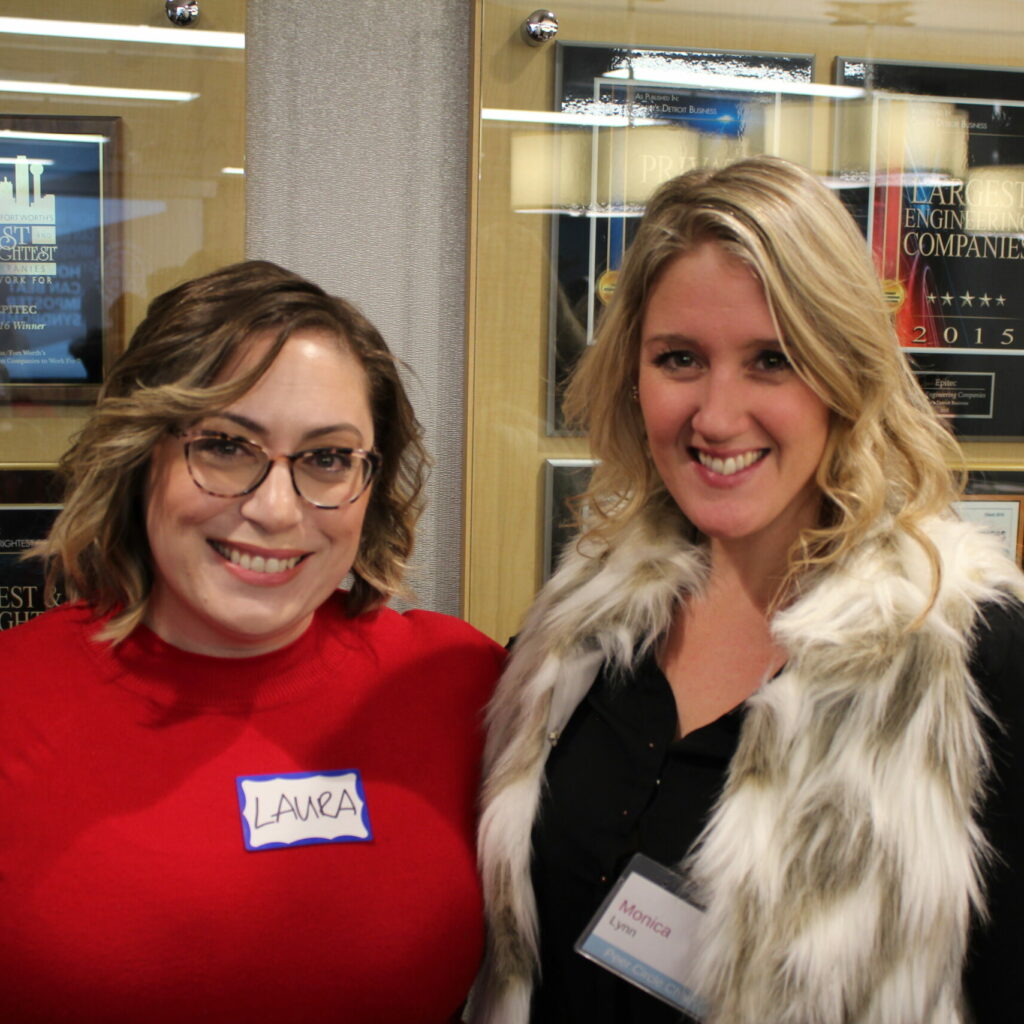 Laura and Monica from the Detroit Chapter